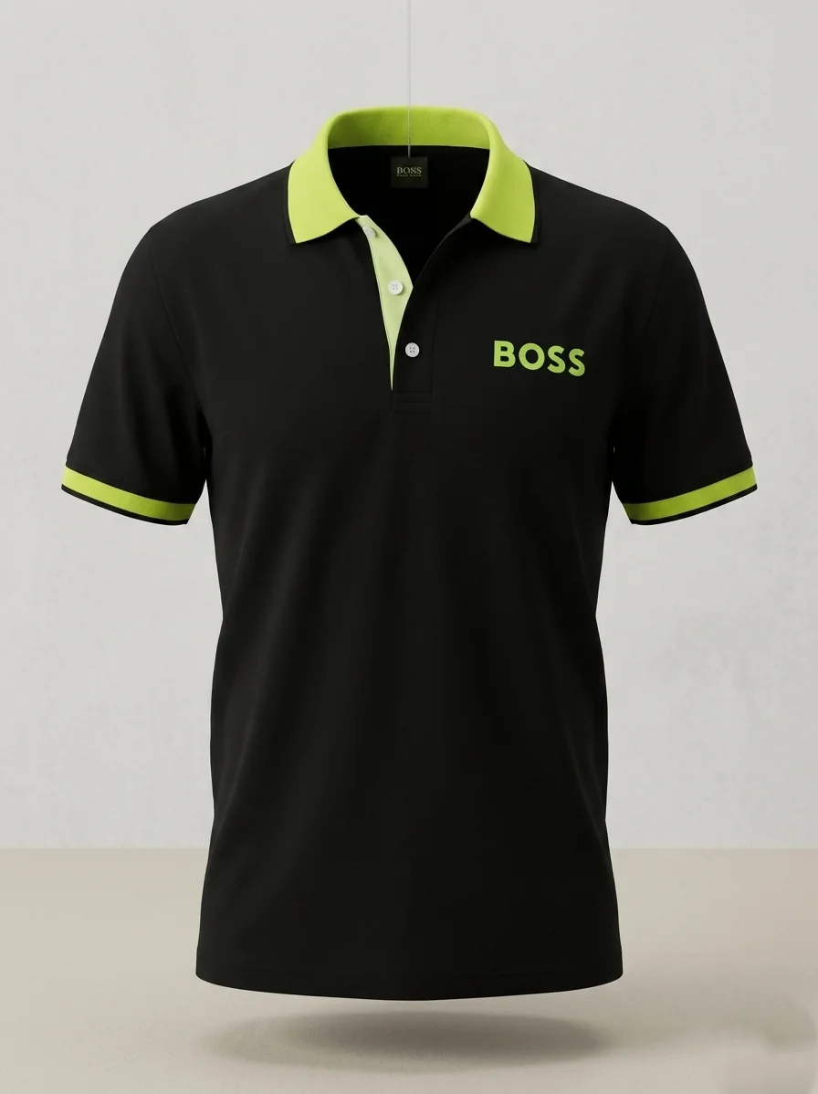Playera Hugo Boss Neon Lime Edition